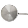 Sauteuse inox avec couvercle