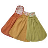 Lot de 3 torchons accroche four