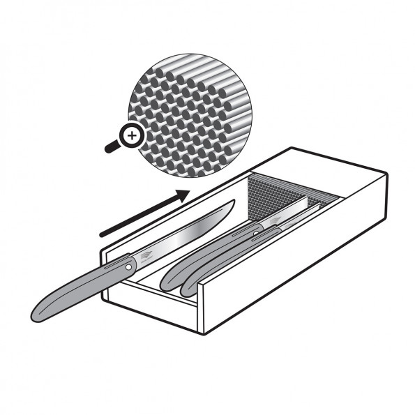 Range-couteaux pour tiroir
