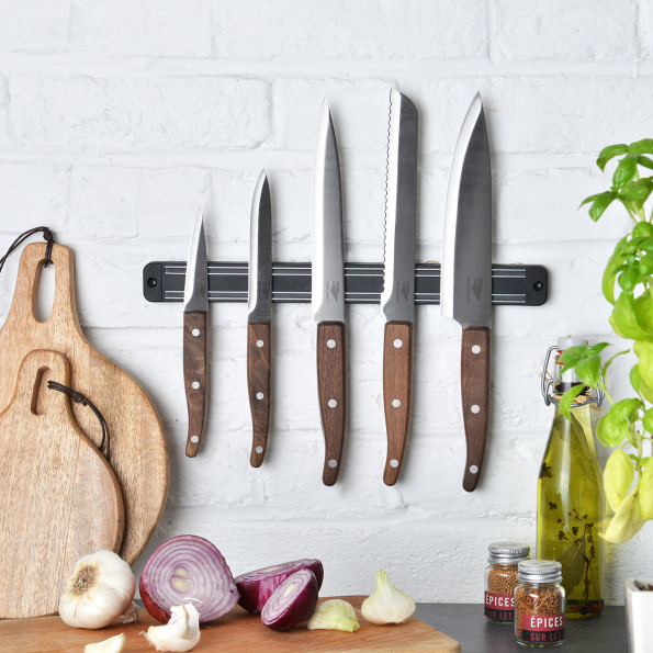 Couteau chef bois de noyer