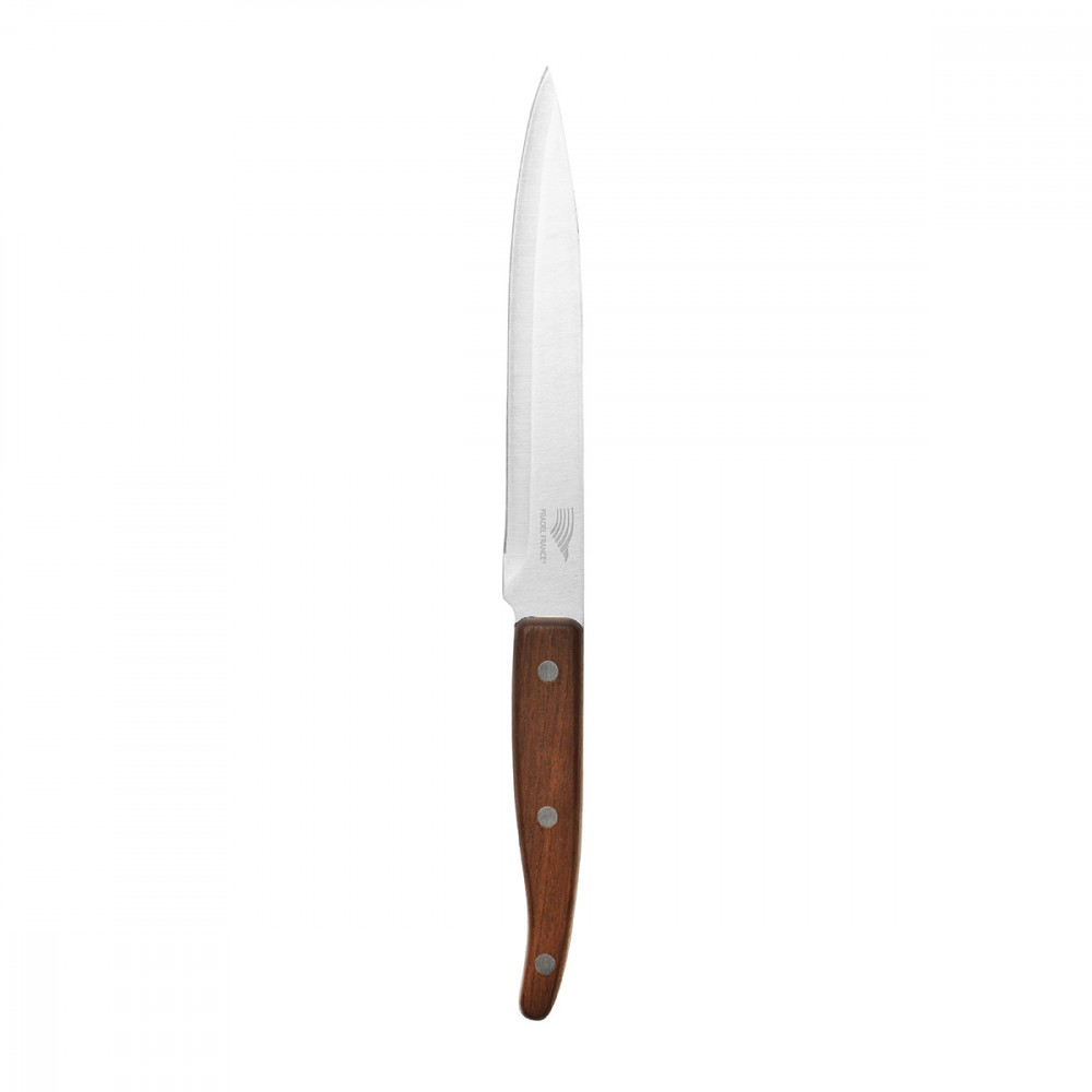 Couteau à découper bois de noyer