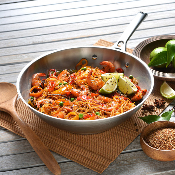 Wok Inox