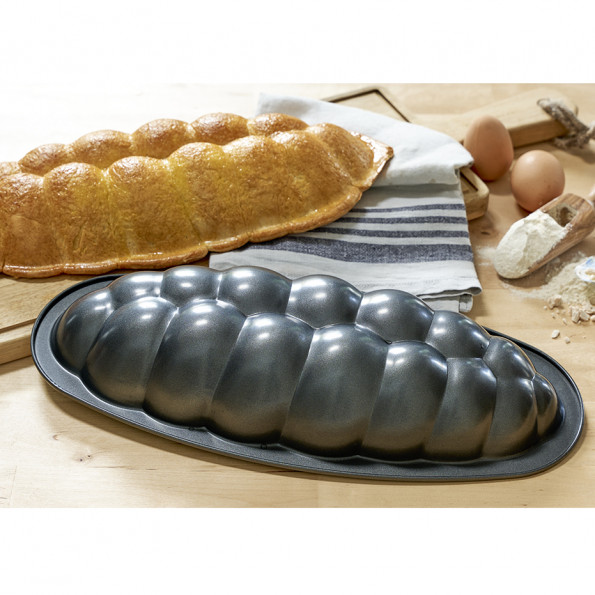 Moule à brioche tressée