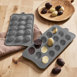 Lot de 2 moules chocolat