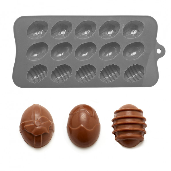 Lot de 2 moules chocolat