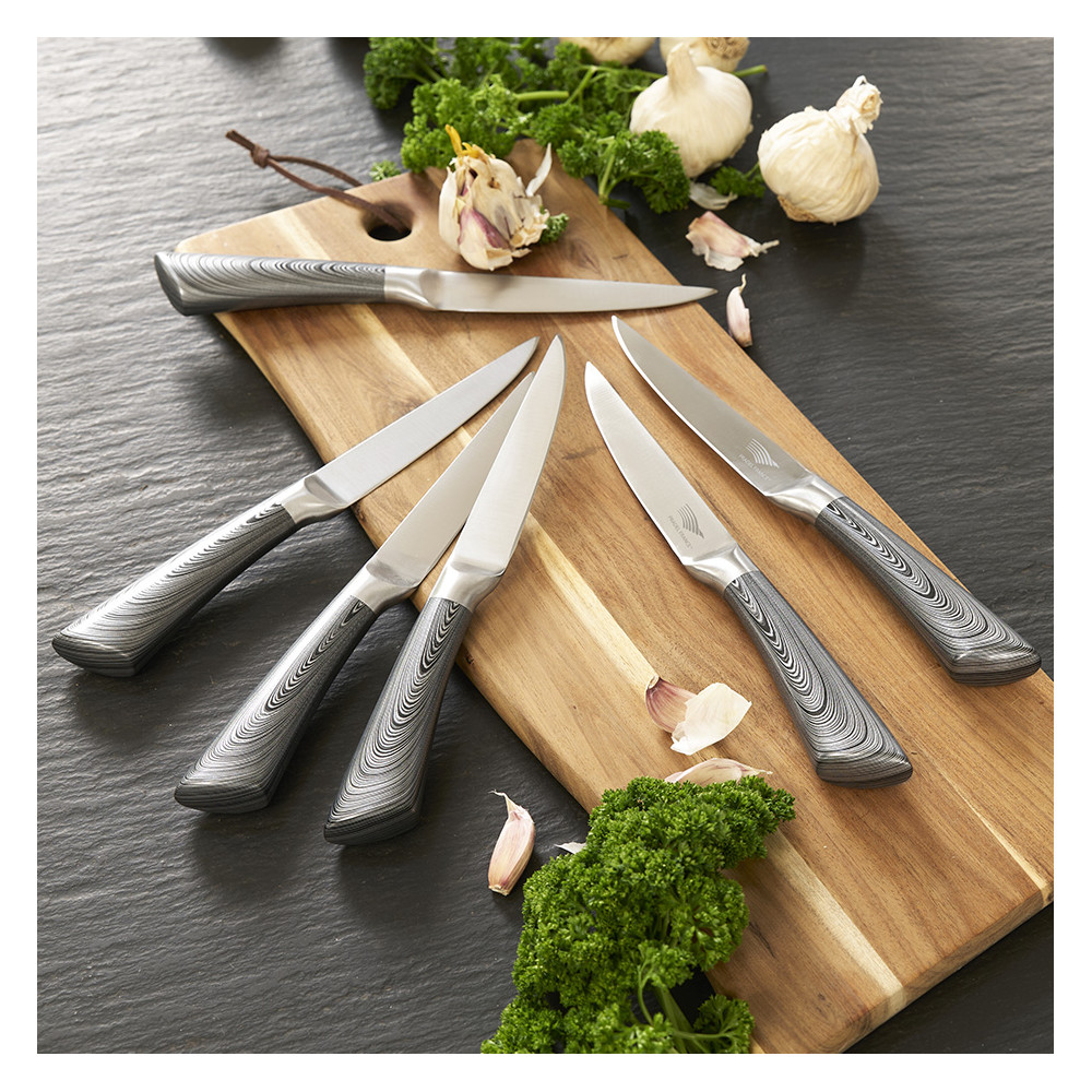 Set de 6 couteaux à steak design