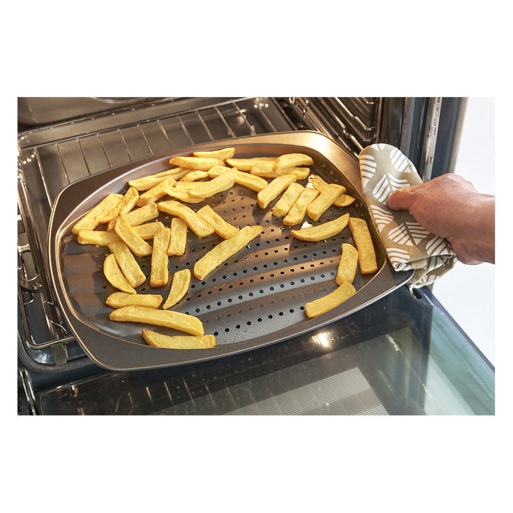 Plaque à frites perforée
