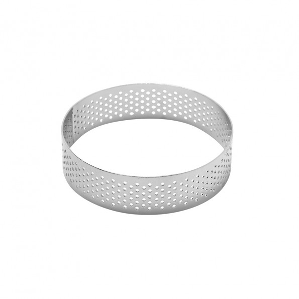 6 cercles à tartes perforés