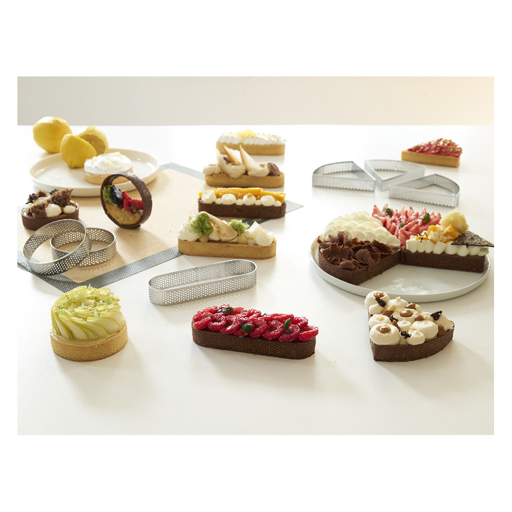 6 cercles à éclairs perforés