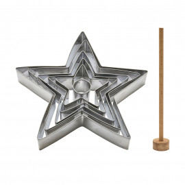 Kit emporte-pièces forme étoiles