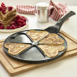 Crêpière cœurs