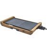 Plancha grill électrique support bambou