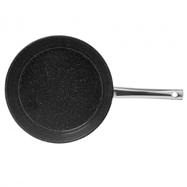 Sauteuse inox avec couvercle